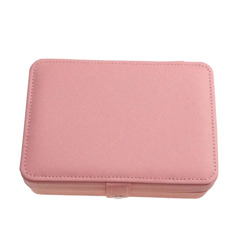 Korean Style Portable Jewelry Storage Box - 2024 High-end Large Capacity Travel Jewelry Organizer LumeaWomen