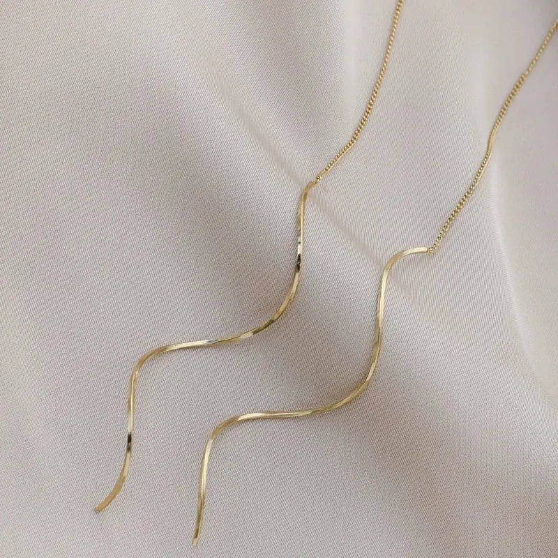 Elegant Long Tassel Threader Earrings LumeaWomen
