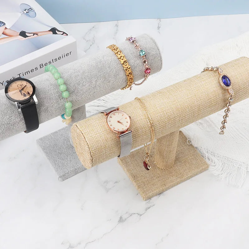 Multifunctional Jewelry Display Stand - T-Bar Holder for Necklaces, Bracelets, Watches & Hairbands LumeaWomen