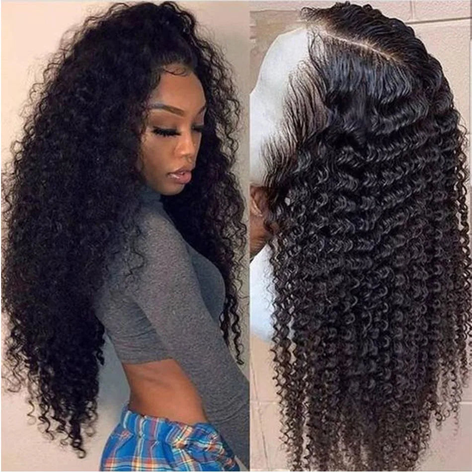 Wear and Go Glueless Kinky Curly Bob Wig - 13x4 HD Transparent Lace Frontal Brazilian Human Hair LumeaWomen