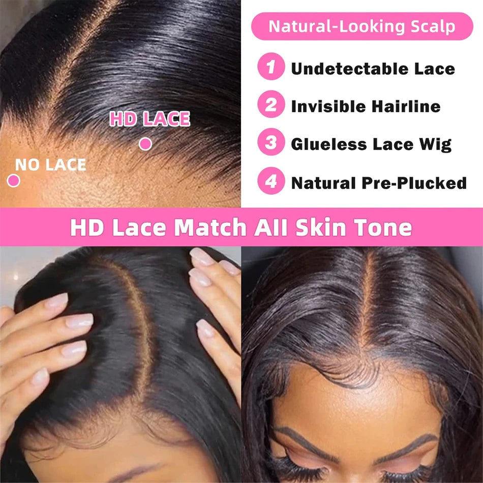 Wear and Go Glueless Straight Bob Wig - Peruvian Lace Front Human Hair Wig for Women LumeaWomen