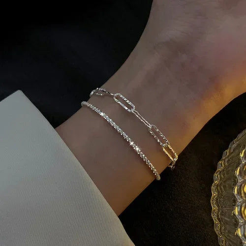 925 Sterling Silver Pearl Bracelet – Elegant Knotted Bead Charm Jewelry for Women LumeaWomen