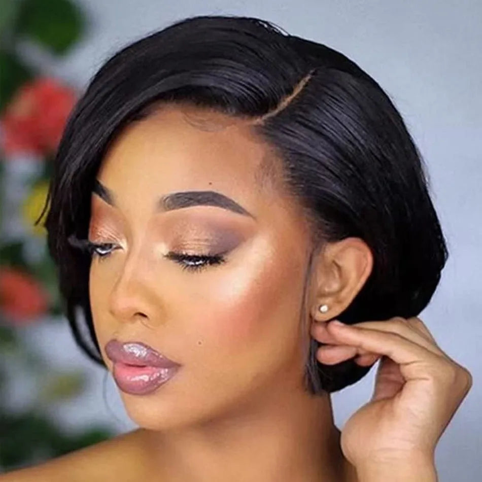 Pixie Cut Bob Wig - 13x1 HD Lace Front Human Hair Wig for Women LumeaWomen