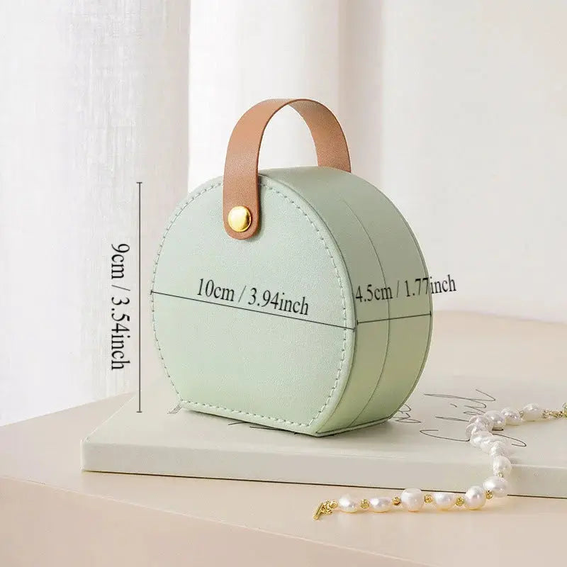 Portable Mini Jewelry Organizer - Travel Jewelry Box for Rings, Pendants, Earrings, Necklaces & Bracelets LumeaWomen