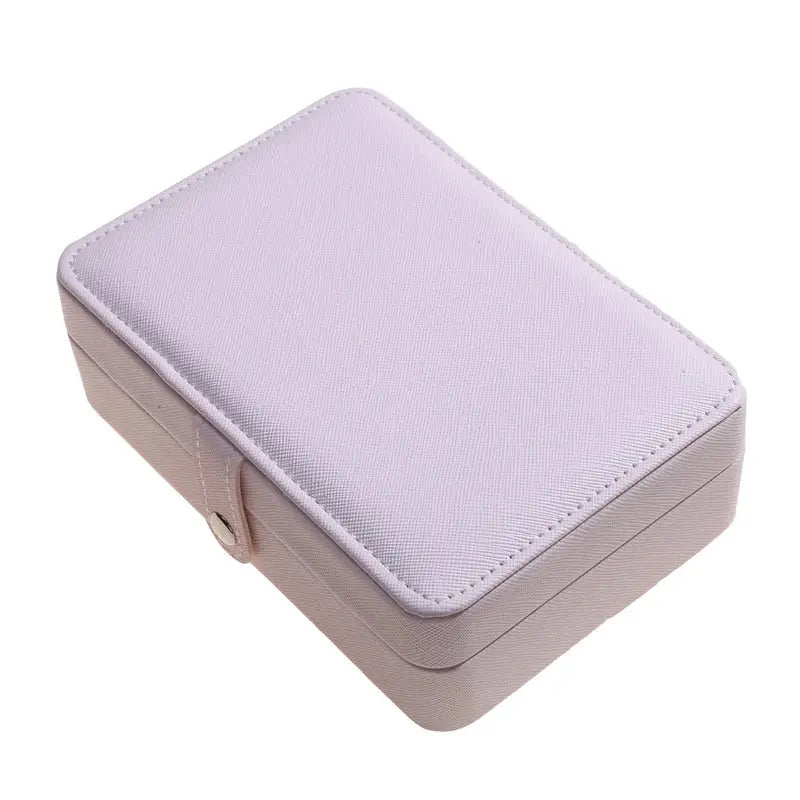 Korean Style Portable Jewelry Storage Box - 2024 High-end Large Capacity Travel Jewelry Organizer LumeaWomen