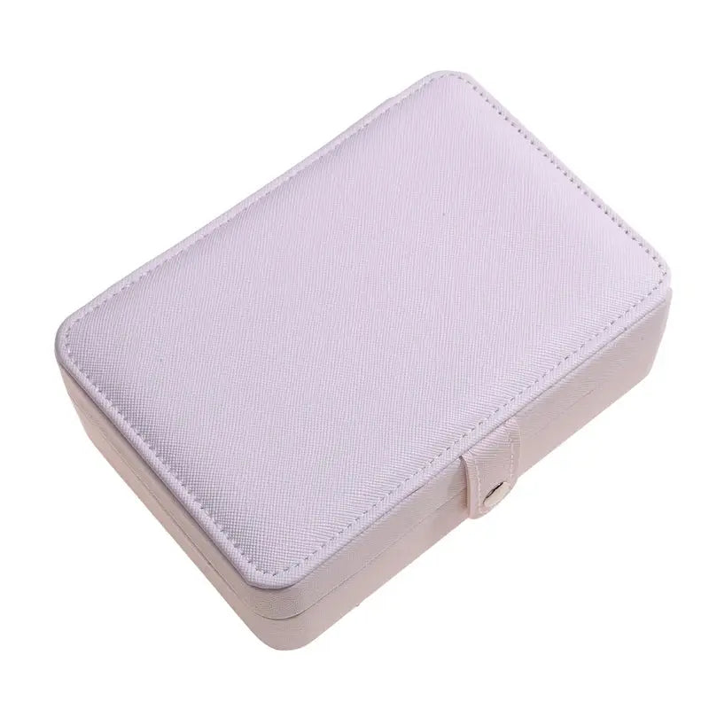 Korean Style Portable Jewelry Storage Box - 2024 High-end Large Capacity Travel Jewelry Organizer LumeaWomen