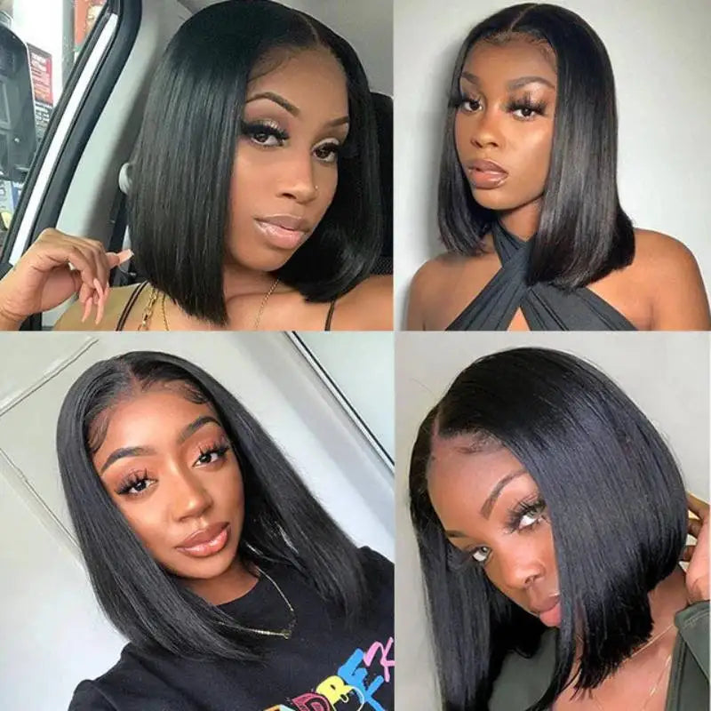 Pre-Plucked Straight Bob Wig - Human Hair 5x5 HD Lace Closure with Baby Hair for Women LumeaWomen