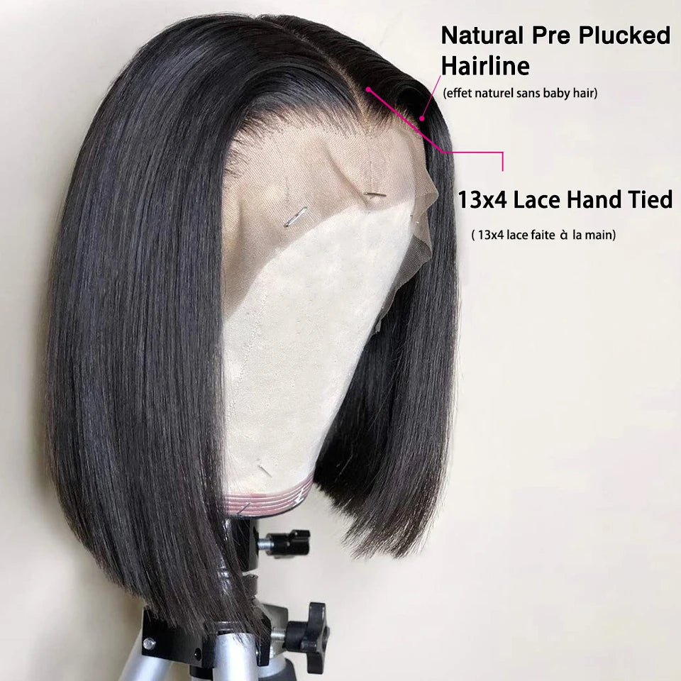 Pre-Plucked Straight Bob Wig - Human Hair 5x5 HD Lace Closure with Baby Hair for Women LumeaWomen