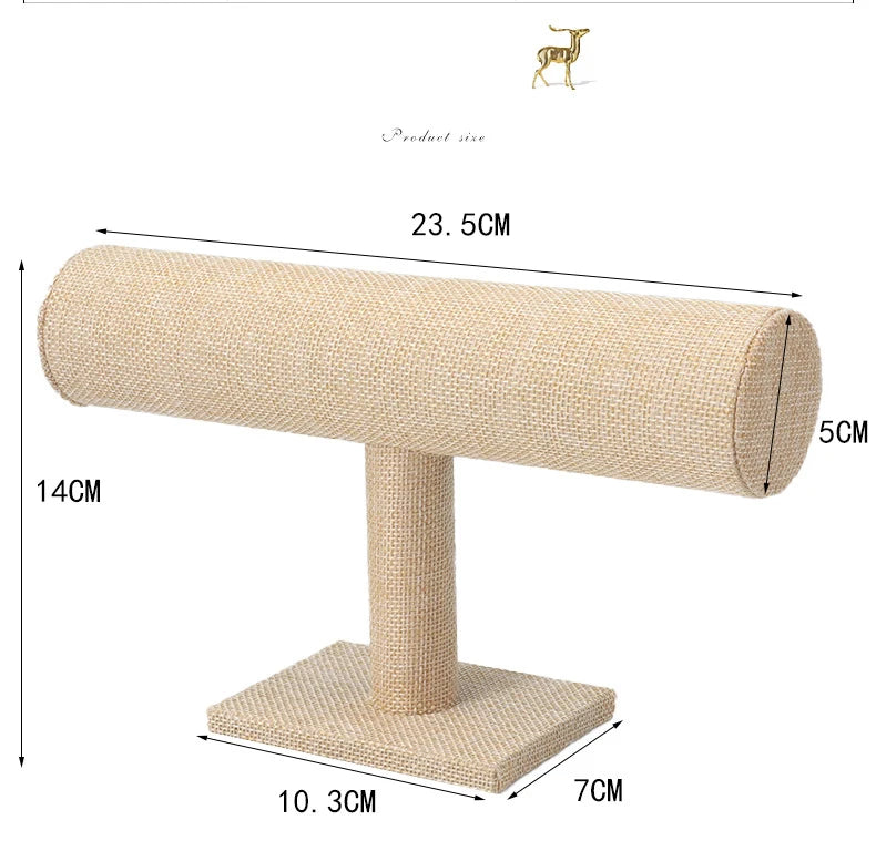 Multifunctional Jewelry Display Stand - T-Bar Holder for Necklaces, Bracelets, Watches & Hairbands LumeaWomen