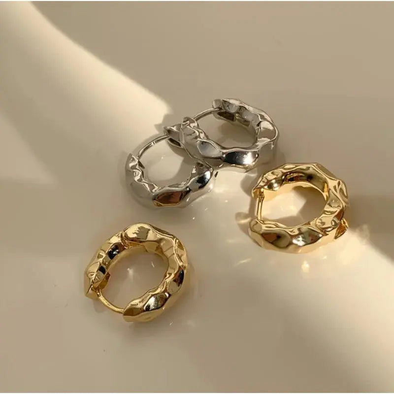 Elegant Stainless Steel Hoop Earrings LumeaWomen