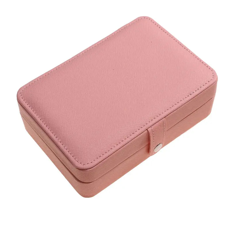 Korean Style Portable Jewelry Storage Box - 2024 High-end Large Capacity Travel Jewelry Organizer LumeaWomen