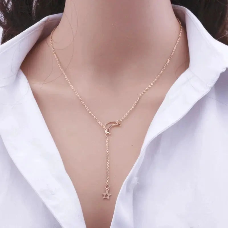 Minimalist 925 Sterling Silver Round Zircon Pendant Necklace LumeaWomen