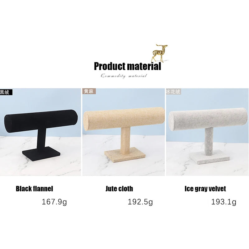 Multifunctional Jewelry Display Stand - T-Bar Holder for Necklaces, Bracelets, Watches & Hairbands LumeaWomen