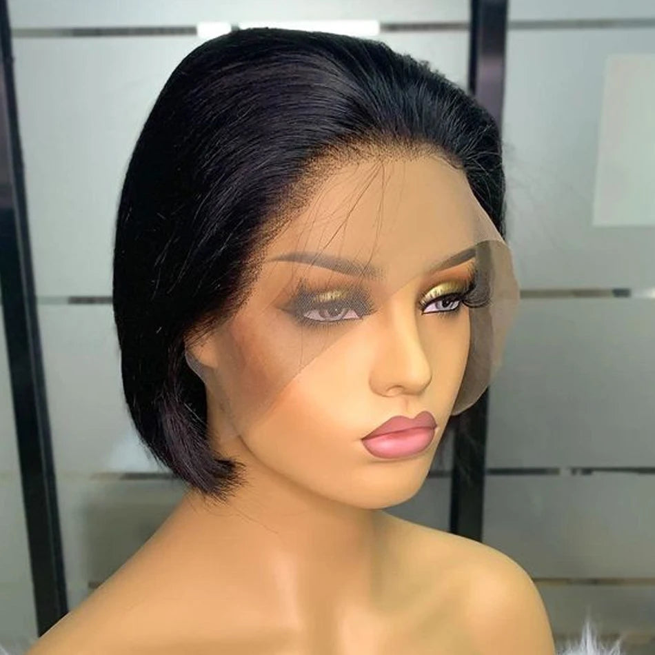 Pixie Cut Bob Wig - 13x1 HD Lace Front Human Hair Wig for Women LumeaWomen