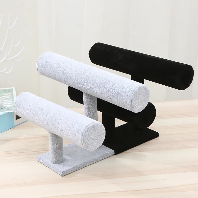 Velvet Bracelet Display Rack - Jewelry Organizer for Bracelets, Watches & Necklaces, Elegant Display Props LumeaWomen