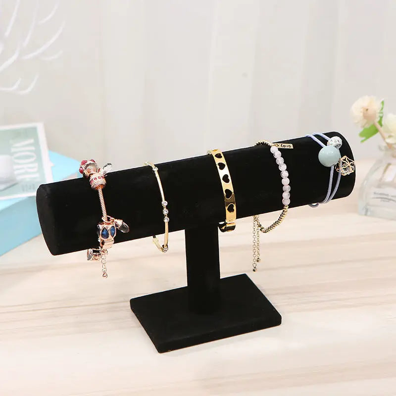 Velvet Bracelet Display Rack - Jewelry Organizer for Bracelets, Watches & Necklaces, Elegant Display Props LumeaWomen