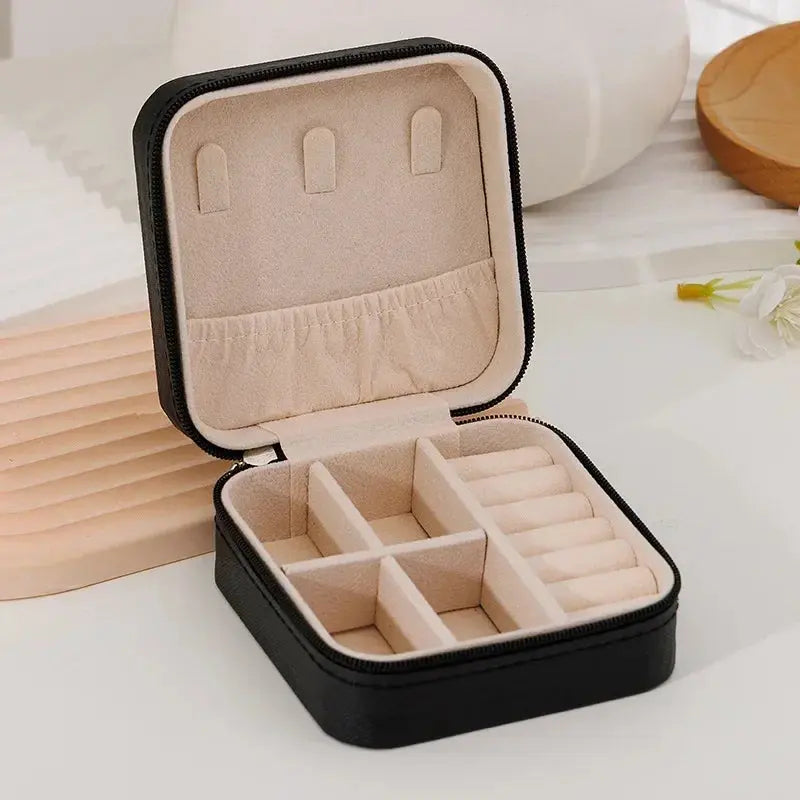 8-Style Transparent Plastic Jewelry Storage Box – Adjustable Compartment Organizer for Beads, Rings & Earrings