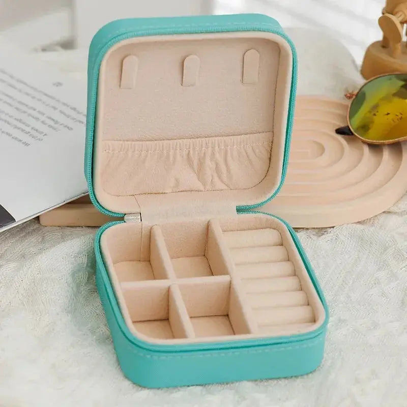 8-Style Transparent Plastic Jewelry Storage Box – Adjustable Compartment Organizer for Beads, Rings & Earrings