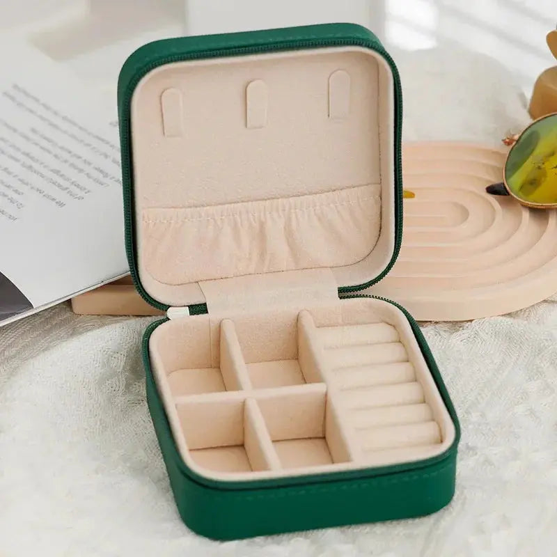 8-Style Transparent Plastic Jewelry Storage Box – Adjustable Compartment Organizer for Beads, Rings & Earrings
