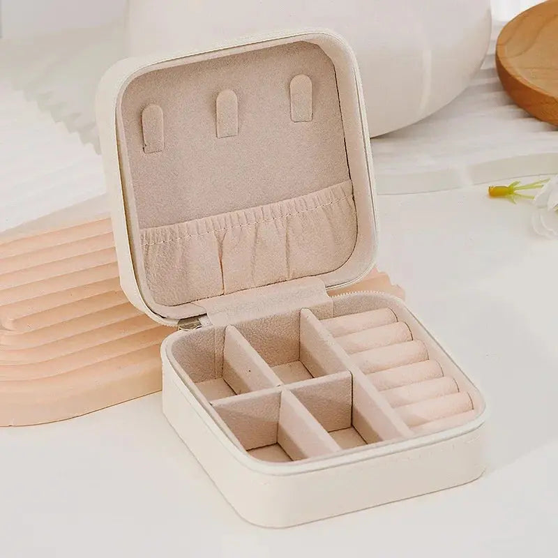 8-Style Transparent Plastic Jewelry Storage Box – Adjustable Compartment Organizer for Beads, Rings & Earrings