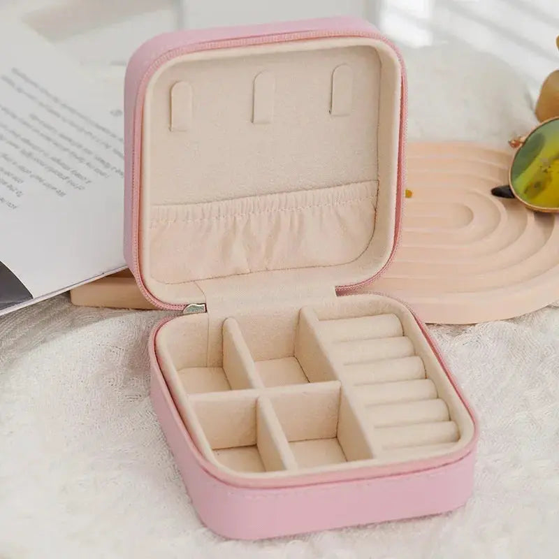 8-Style Transparent Plastic Jewelry Storage Box – Adjustable Compartment Organizer for Beads, Rings & Earrings