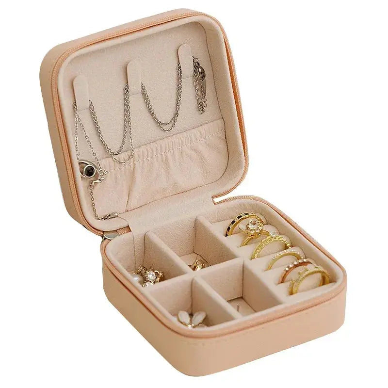 8-Style Transparent Plastic Jewelry Storage Box – Adjustable Compartment Organizer for Beads, Rings & Earrings
