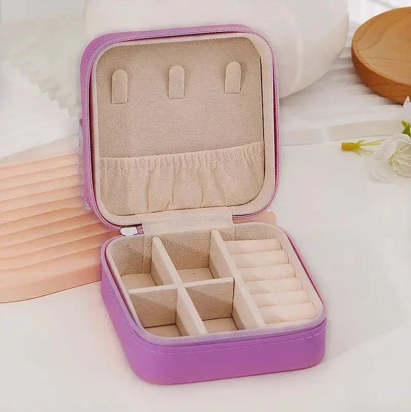 8-Style Transparent Plastic Jewelry Storage Box – Adjustable Compartment Organizer for Beads, Rings & Earrings