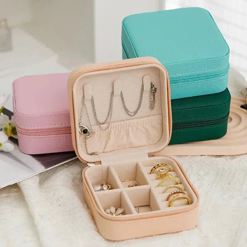 8-Style Transparent Plastic Jewelry Storage Box – Adjustable Compartment Organizer for Beads, Rings & Earrings